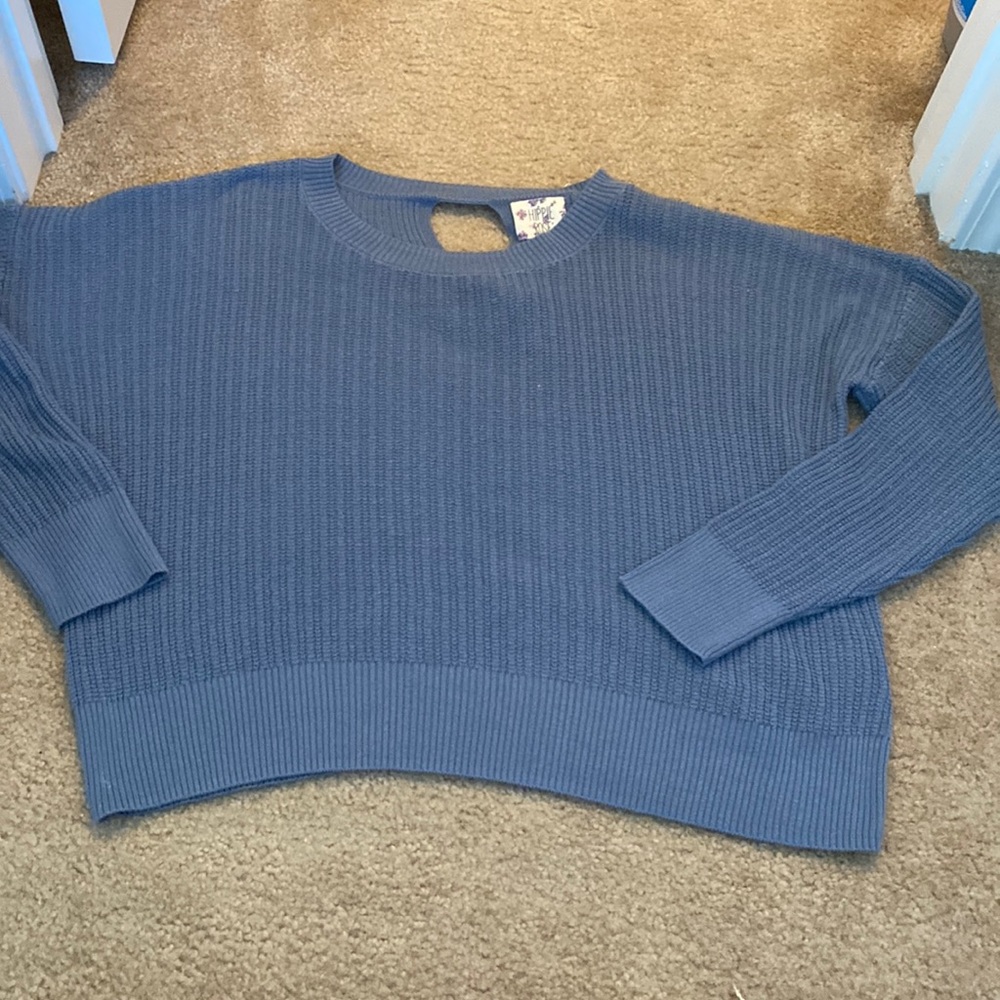 Brand new Hippie Rose sweater. Open back
